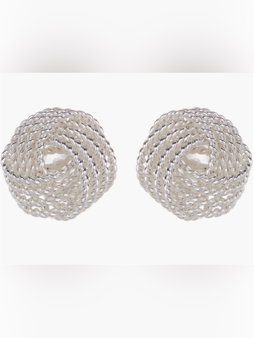 🔹NEW🔹Argento Vivo Twisted Silver Earrings